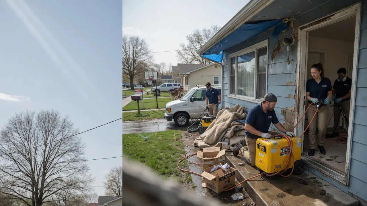 Basement Flood Cleanup in Bernie, MO near me